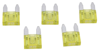 À venir bientôt fusible plat mini 20a jaune 5 pcs.