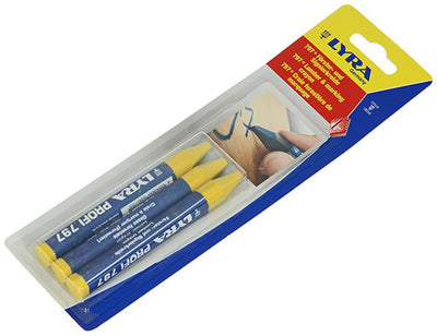 Lyra 1052115 - craie de marquage 3pcs ø12x120mm jaune | 5 pièces