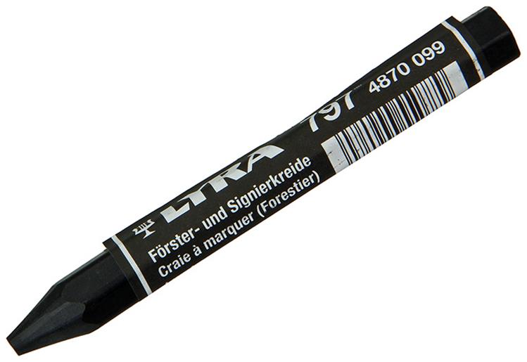 Lyra 1004744 - craie de marquage 12pcs ø12x120mm noir | 4 pièces