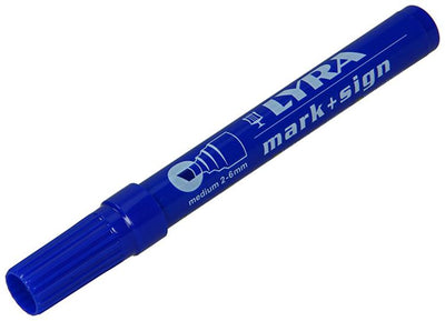 Lyra 1010970 - marqueur indélébile diagonale bleu 111 | 10 pièces