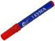 Lyra 1010971 - marqueur indélébile diagonale rouge 111 | 10 pièces