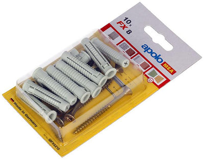 Celo 1047067 - bouchon en nylon fx8 avec vis 5x60 10 pièces | 1 pièce