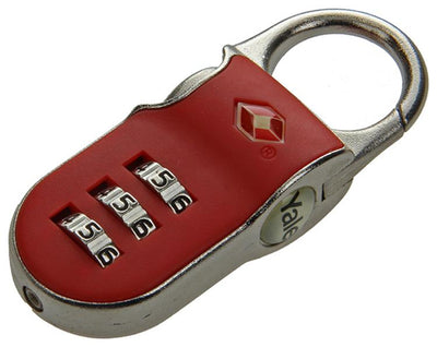 Yale 1018560 - cadenas TSA à clipser rouge 1ère norme de sécurité | 6 pièces