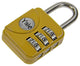 Yale 1018568 - cadenas à combinaison pour bagages jaune yp1 28 121 1y 28mm | 5 pièces