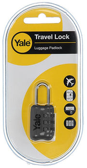 Yale 1018569 - cadenas à combinaison pour bagages gris yp2 23 128 1g 23mm | 5 pièces - afbeelding 3