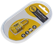 Yale 1018571 - cadenas à combinaison pour bagages jaune yp2 23 128 1y 23mm | 5 pièces - afbeelding 3