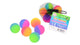 Johntoy John Toy balles rebondissantes néon 6 en filet