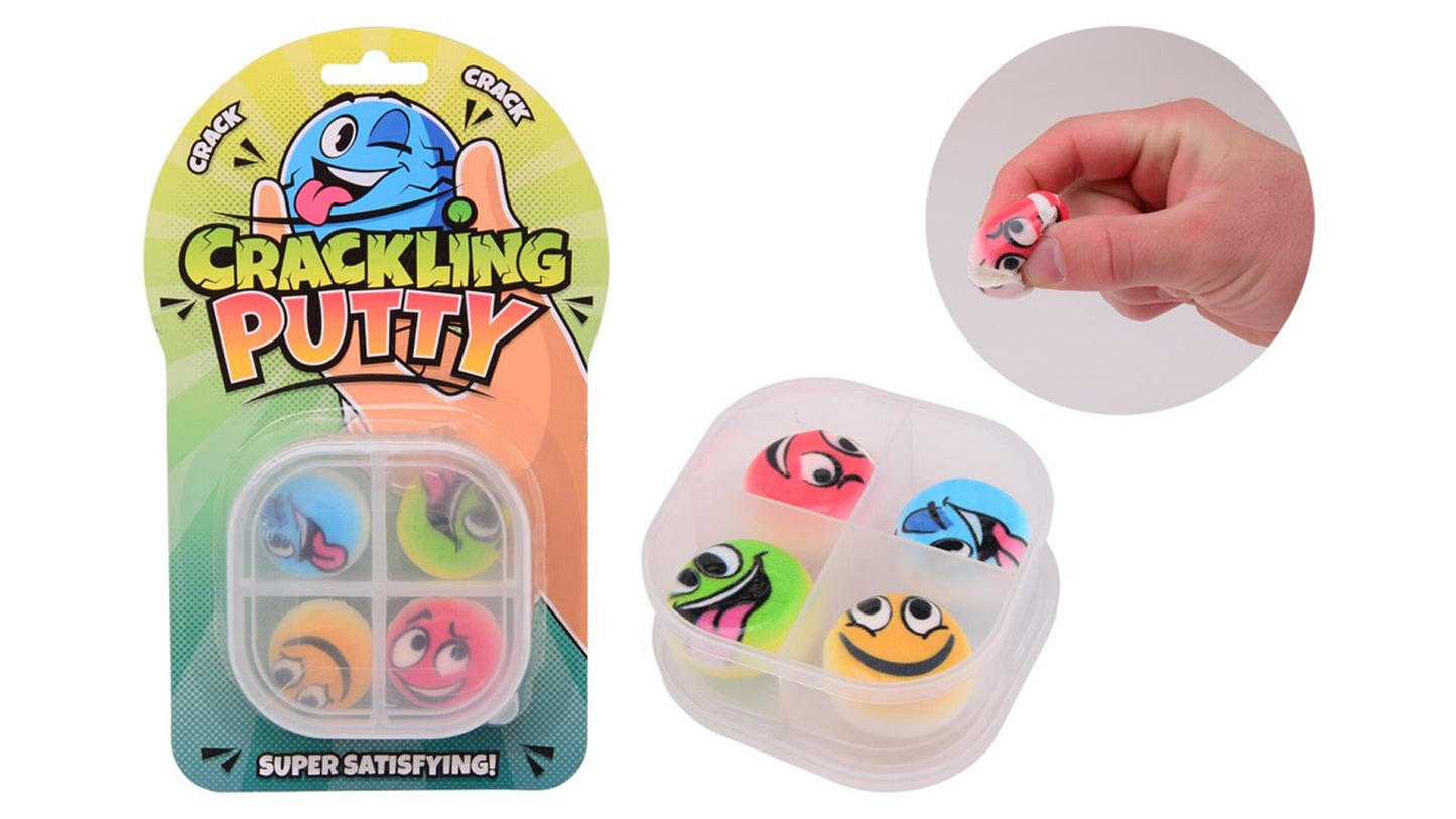 JOHNTOY Crackling Putty in Rangel Box, 4st.