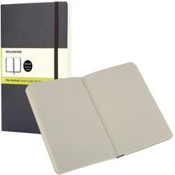 Carnet moleskine couverture souple 13x21 noir