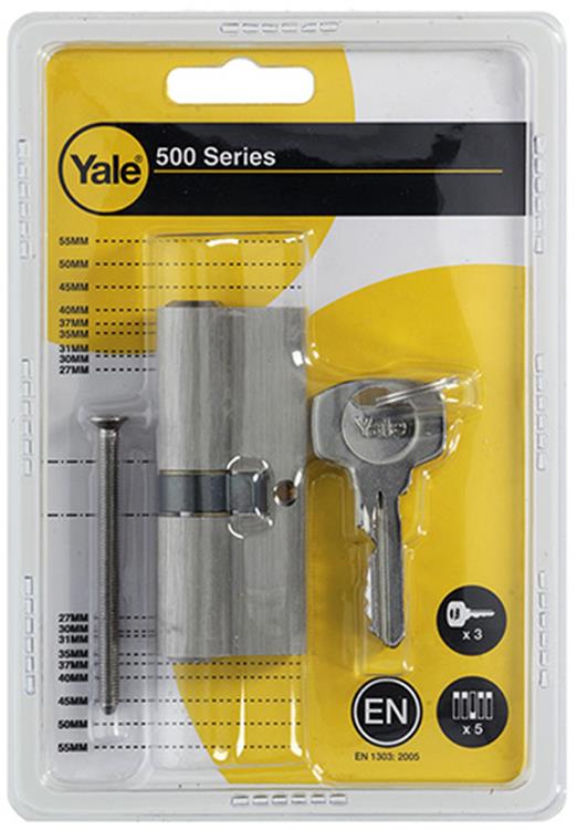 Yale 1006536 - cylindre profilé 500 mv 75mm (35 40) | 1 pièce