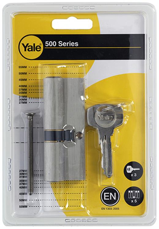 Yale 1006537 - cylindre profilé 500 mv 80mm (35 45) | 1 pièce