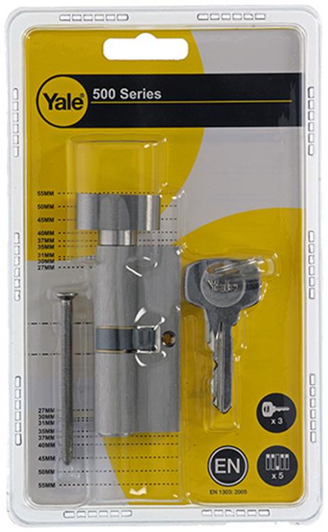 Yale 1006543 - cylindre à bouton 500 mv 70mm (35 35) | 1 pièce