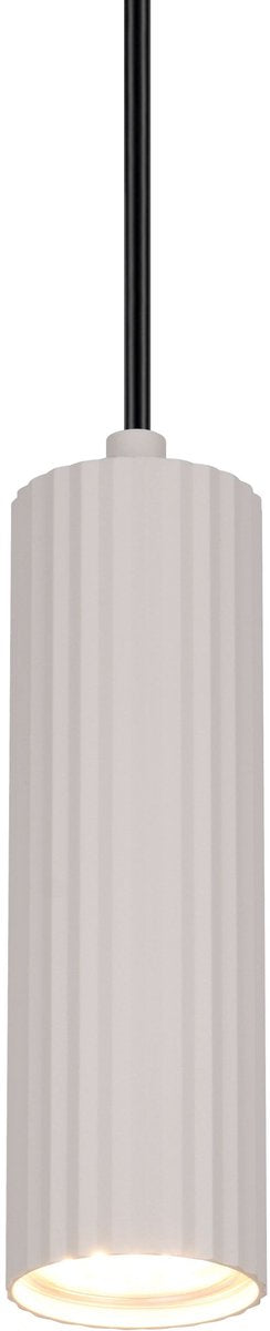 Trio soka - lampe suspendue - gris chaud - excl. 1x gu10 5 w - réglable en hauteur