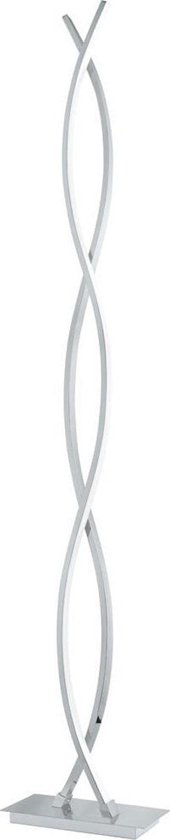 Eglo lasana 2 - lampadaire - 4 lumières - chrome - blanc