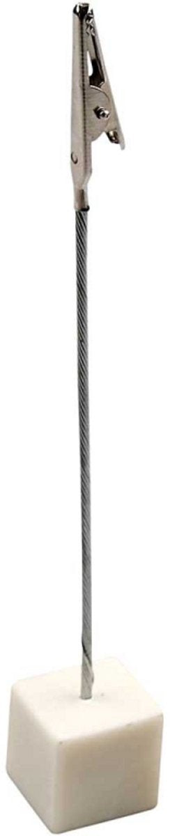 Pince crocodile Creativ company sur socle, h: 15 cm, dimensions 2x2x2 cm, 5 pièces 1 boîte