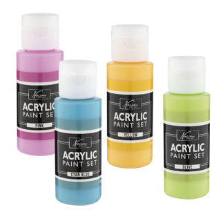 Coffret gouache acrylique complet 24x59ml + 12 pinceaux