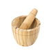Mortier ustensiles de cuisine bambou 11,5x10cm