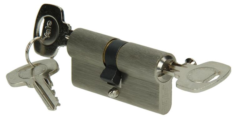 Yale 1006526 - cylindre profilé 0500 avec fonction duo mv 60mm (30 30 ) | 1 pièce