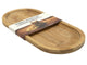 Planche de service bambou ovale 22,5x10,5cm