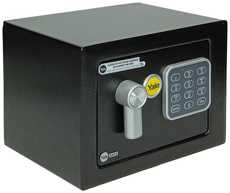 Yale 1047115 - coffre-fort mini noir | 1 pièce