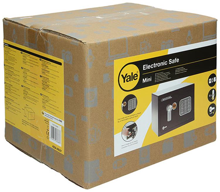 Yale 1047115 - coffre-fort mini noir | 1 pièce