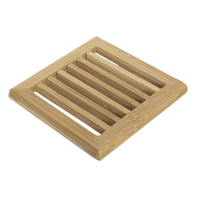 Svenska Living dessous de verre bambou nervuré 10x10cm