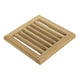 Svenska Living dessous de verre bambou nervuré 10x10cm