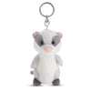 Doramouse de souris endormie de couverture de clés de clés NICI Pluchen, 10,5 cm