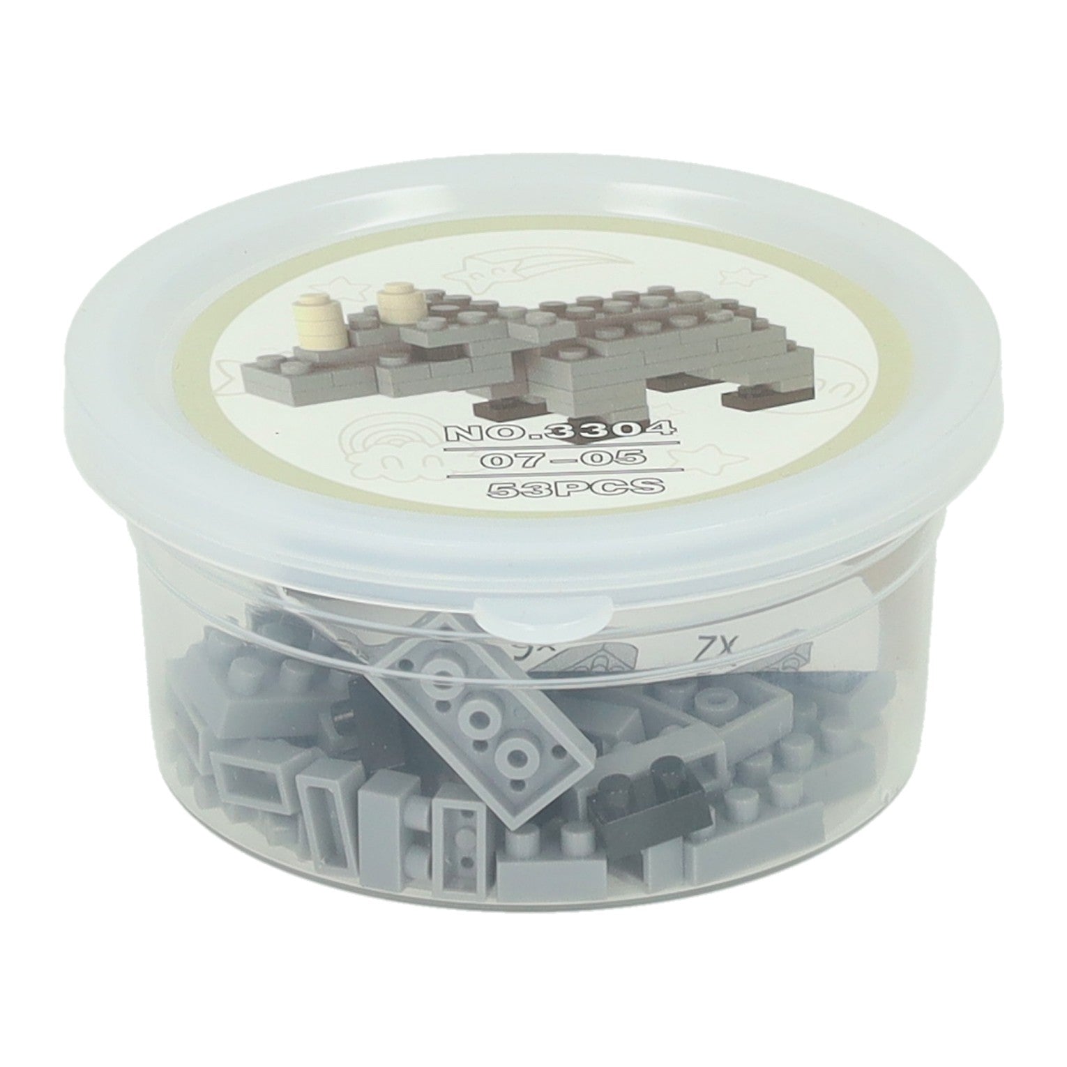Jono Toys Building Stones Mini Animal en pot