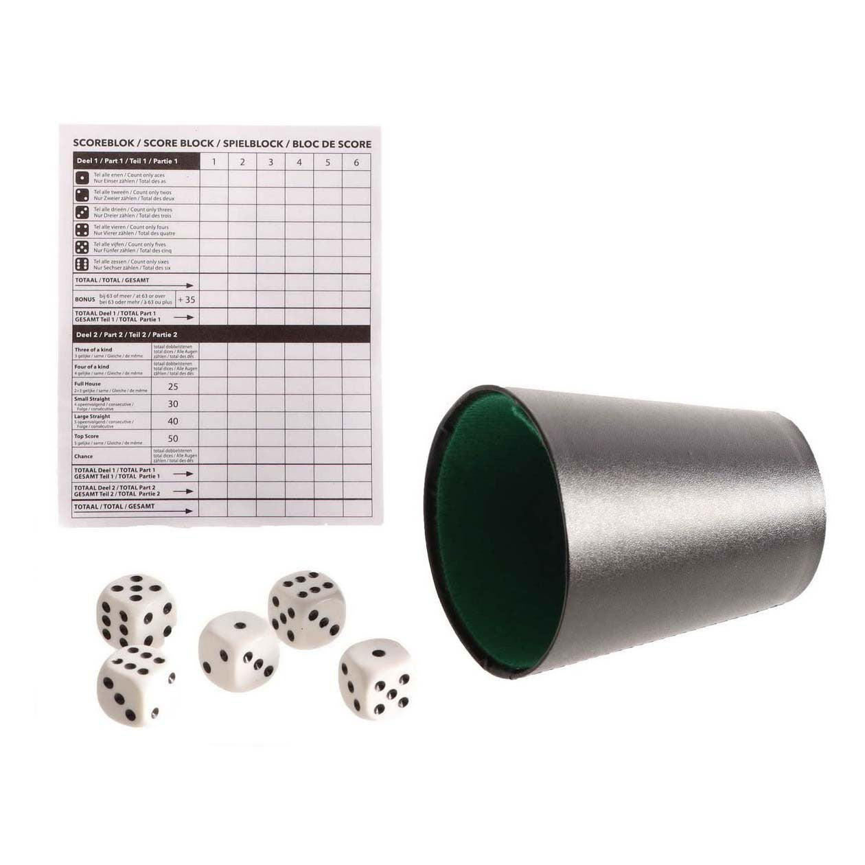 Jono Toys Dobbel set avec bloc de score