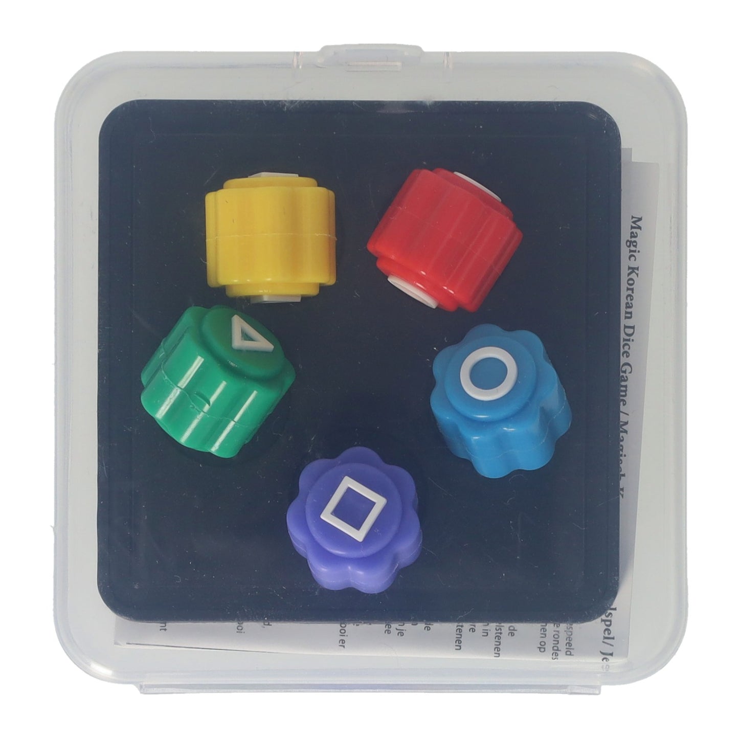 Jeu de dés coréen, 5 parties.