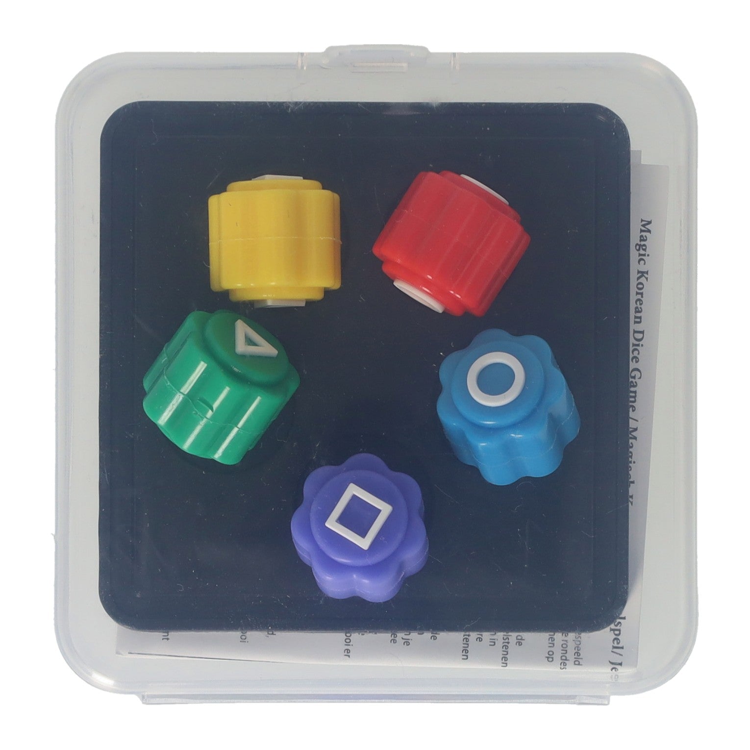 Jeu de dés coréen, 5 parties.