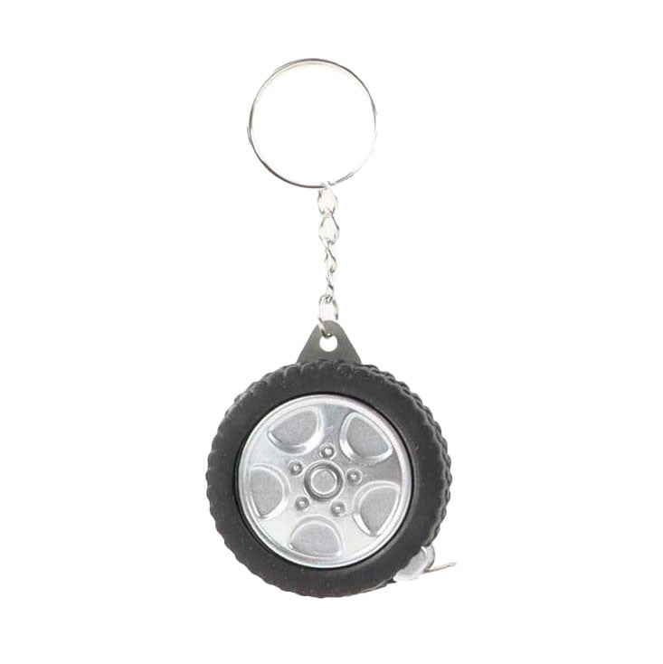 Porte-clés mètre ruban pneu de voiture