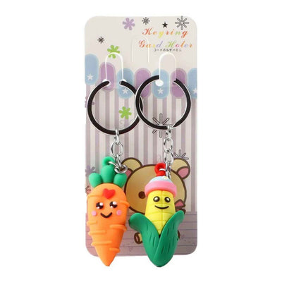 Porte-clés légumes, 2 pcs.