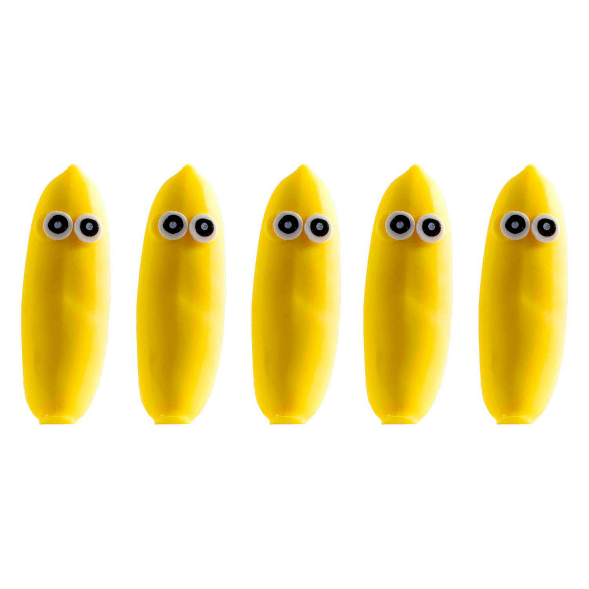 Jono Toys squeeze drôle bananes anti-stress stretch squeeze figure, 12 pcs.
