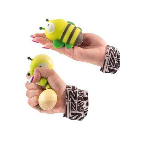 Jono Toys Squeez des abeilles amusantes, figurine anti-stress, 9 cm