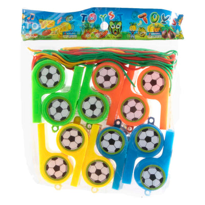 Jono jouets sifflets de football, 12 pièces.