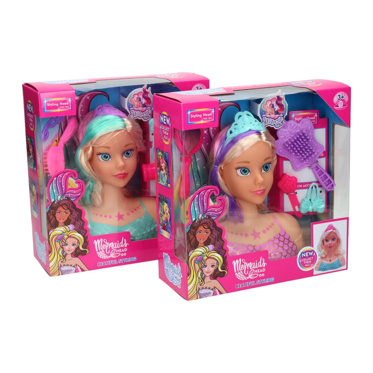 Poupée sirène Jono Toys - 7 pièces.