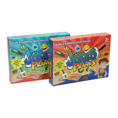 Jono Toys boîte à blagues surprenez vos amis - 16 pcs.