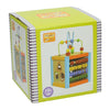 Cube d'activité avec cadre en perles de bois Primi Passi de Jonotoys