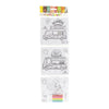 Jono Toys colorie vos propres puzzles - 3 puzzles + 5 marqueurs