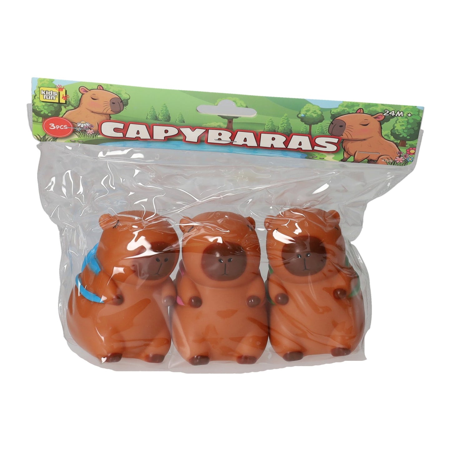 Jono jouets animaux de bain capybara - 3 pcs