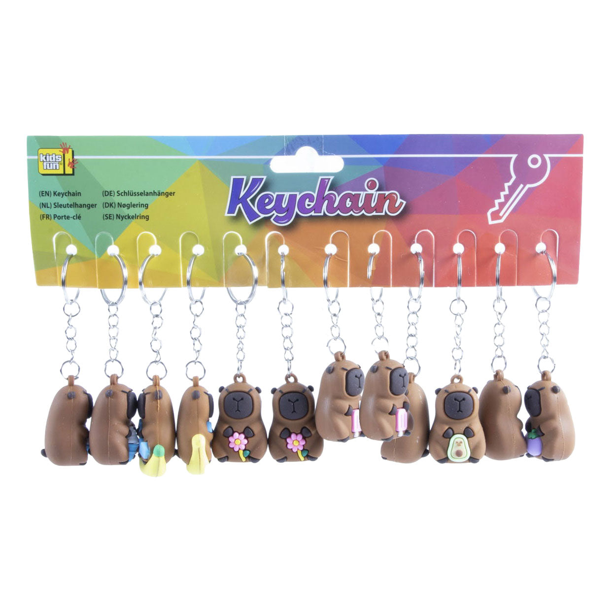 Porte-clés autres marques 3D capybara assorti