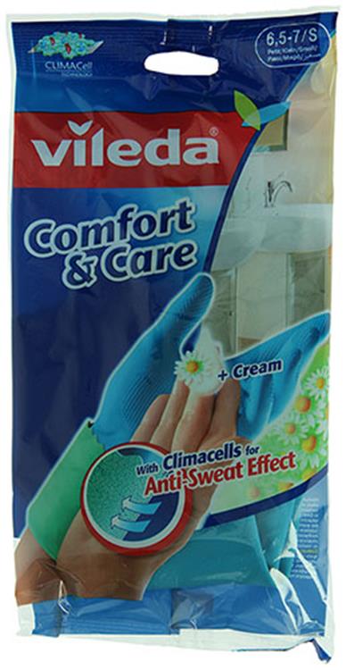 Vileda 1046900 - gants confort soins s | 12 pièces