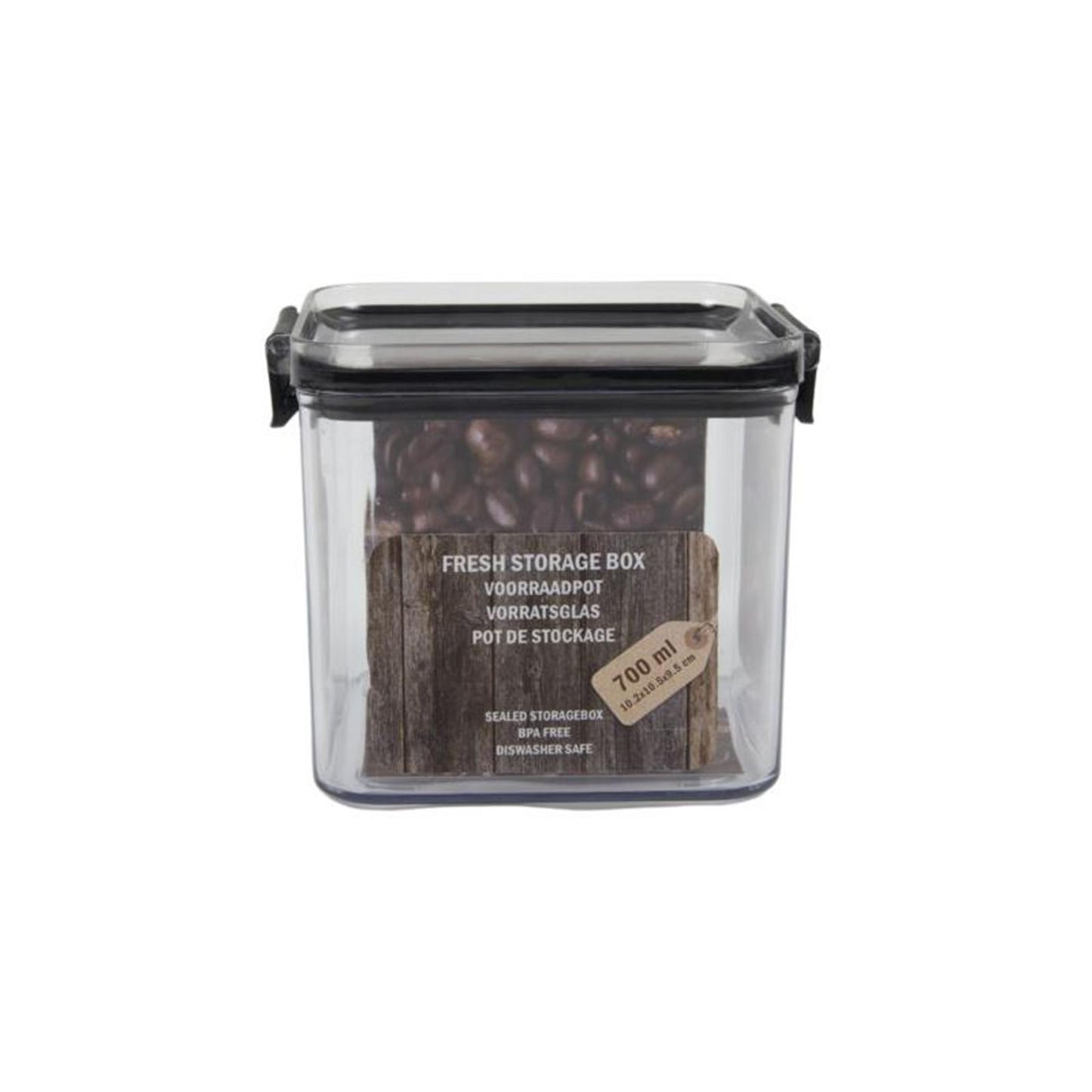 Récipient de rangement pour ustensiles de cuisine 700ml 10,2x10,5x9,5cm