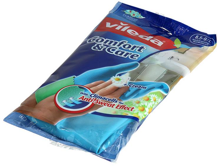 Vileda 1046051 - gants confort soins l | 12 pièces