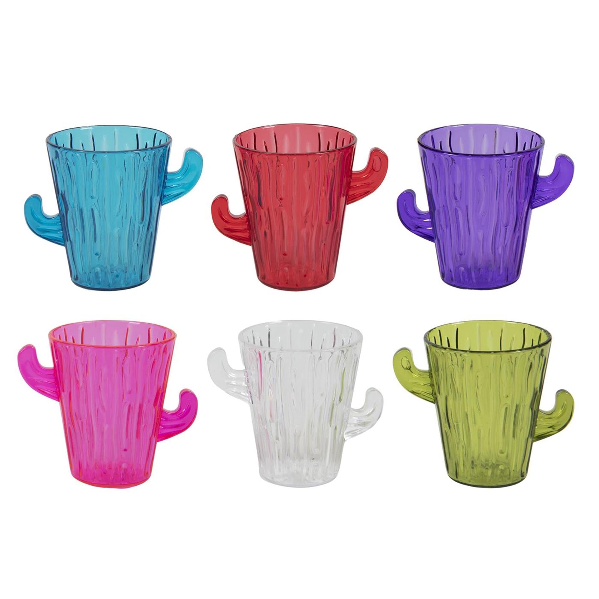 Verres à shot cactus lot de 6 pièces 60ml