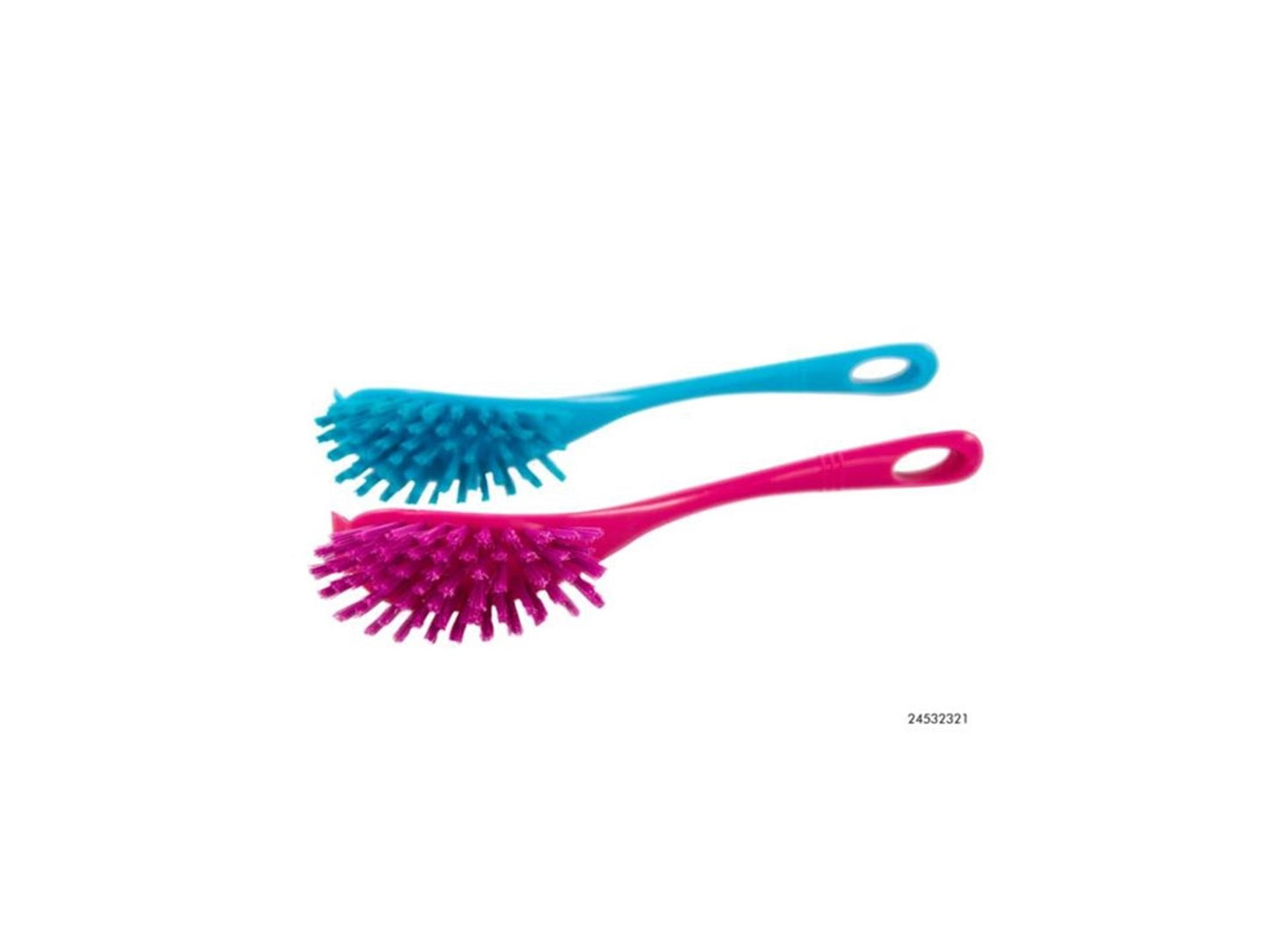 Ustensiles de cuisine brosse à vaisselle bleu rose