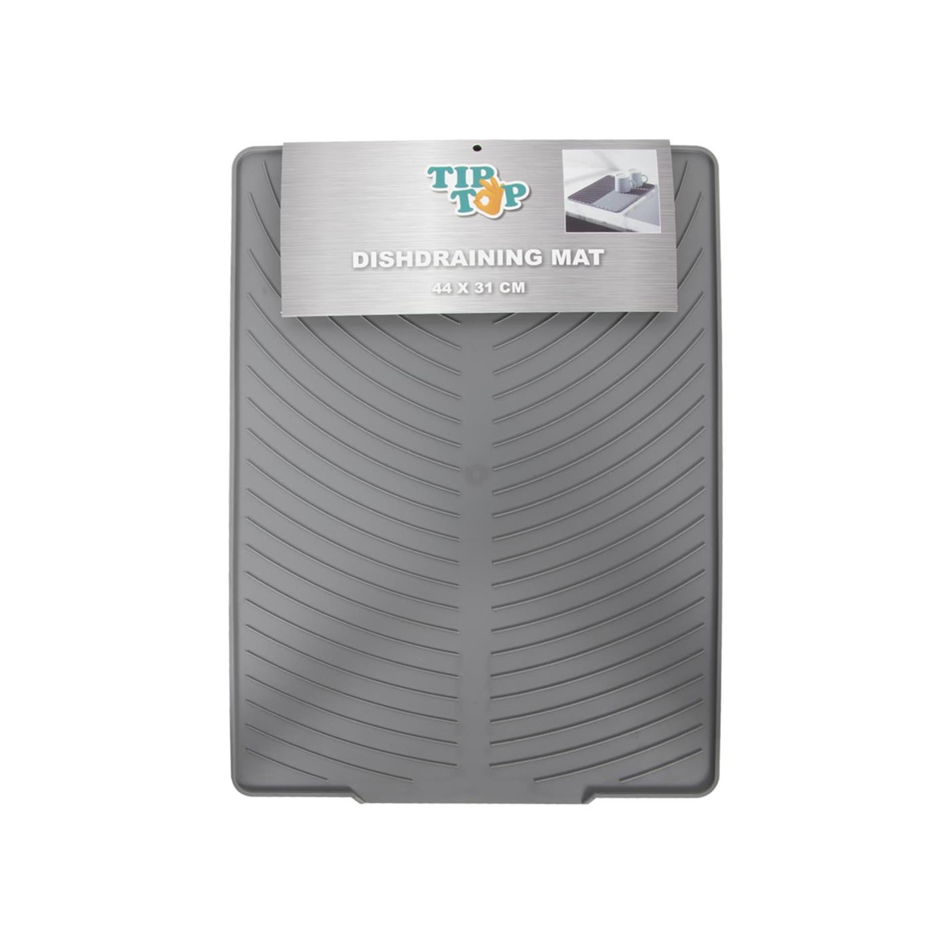 Tapis égouttoir Tiptop 44x31cm gris