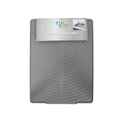 Tapis égouttoir Tiptop 44x31cm gris